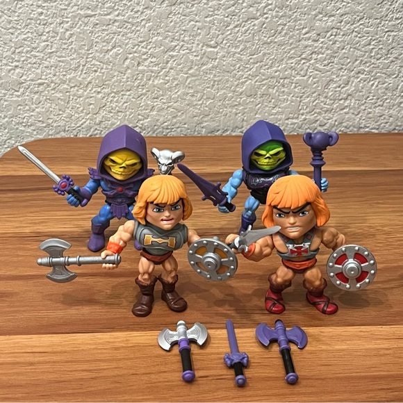 He-Man Masters of The Universe The Loyal Subjects Lot of 4 Mini Action Figures - Picture 1 of 8